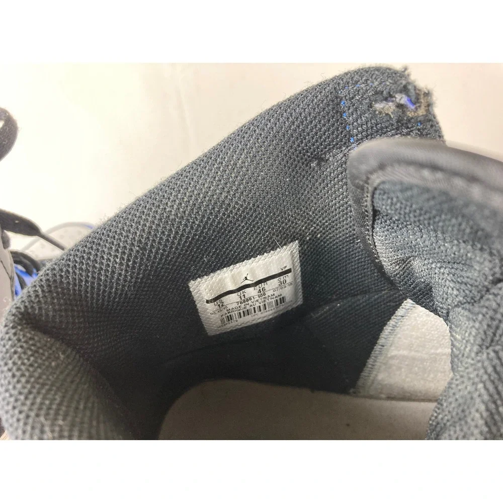 Jordan 1 Retro High Men 12 Blue White Black Good Game Royal 555088-403 Athletic